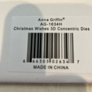 Christmas Wishes 3D Concentric Dies